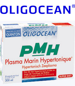 Oligocean PMH ampoules - Plasma marin hypertonique méthode Quinton